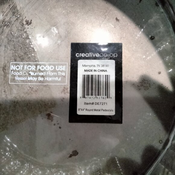 Round Metal Cake/Display Risers, Set of Two, Vintage, NWT - Picture 13 of 14